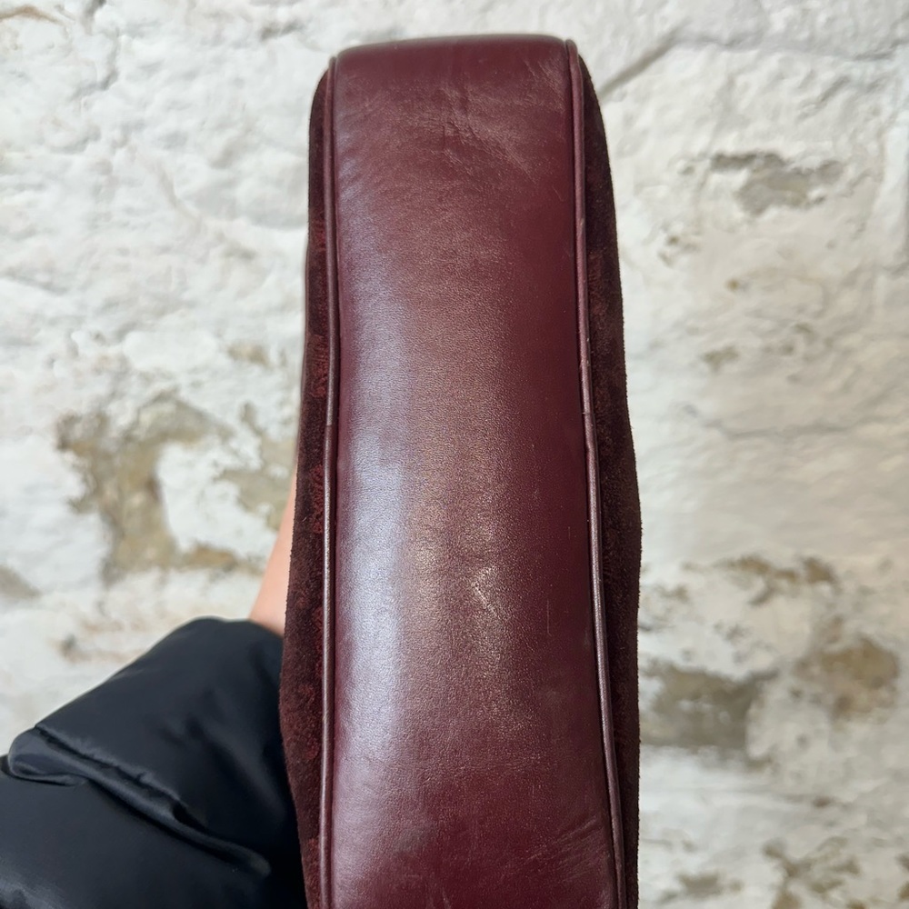 Vintage Celine Suede Monogram Crossbody Bag - Picture 5 of 9